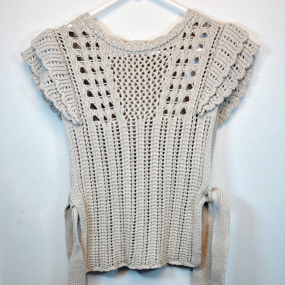 Mango Crochet Top with Side Ties